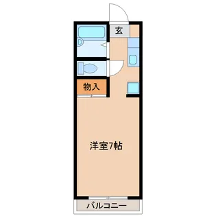 ロフティ京町【4階】の間取り