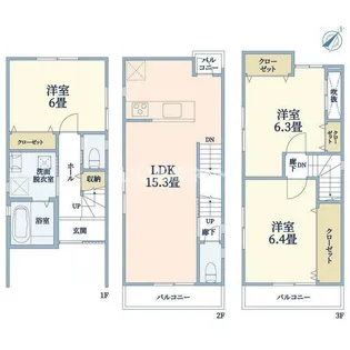 京都府京都市西京区上桂御正町【一戸建】の間取り