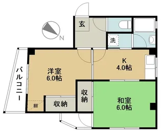 岡野ビル【4階】の間取り