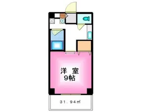 グランドール新福【4階】の間取り