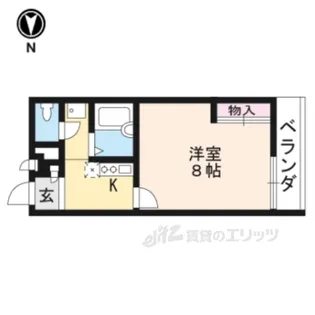 レオパレスEfini1【3階】の間取り