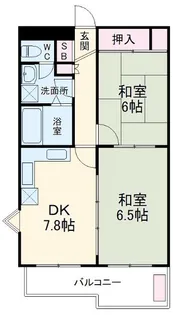 ニュー淵野辺ハイツ【3階】の間取り
