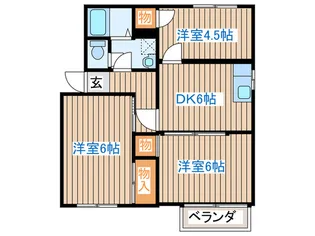フレグランスII【1階】の間取り
