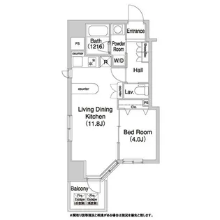 COMFORIA浅草橋DEUX【12階】の間取り