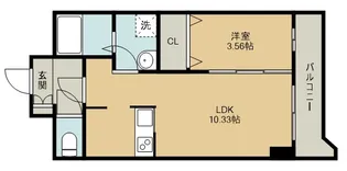 フェリシダ東仙台【5階】の間取り