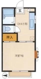 マ・シャンブル国立【2階】の間取り