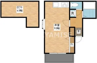 ゆたりハイツ【1階】の間取り