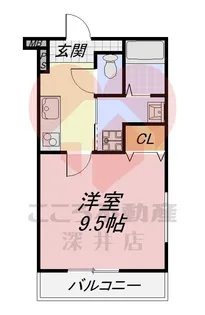 フジパレス堺鳳駅北II番館【1階】の間取り