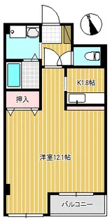 ゴールデンシャトー加賀【2階】の間取り