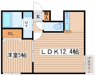 ノースポイント発寒【4階】の間取り