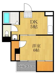 神奈川県川崎市中原区新丸子町【マンション】の間取り