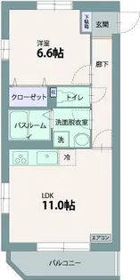 フローラルコートN【3階】の間取り