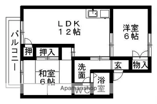 コーポセシール A棟【2階】の間取り