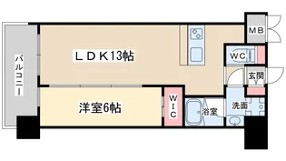 プレジオ梅田【12階】の間取り
