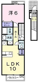 セイバリー1【2階】の間取り