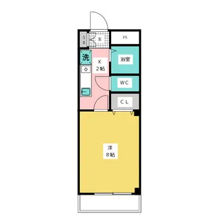 ラヴィンマーブル【3階】の間取り