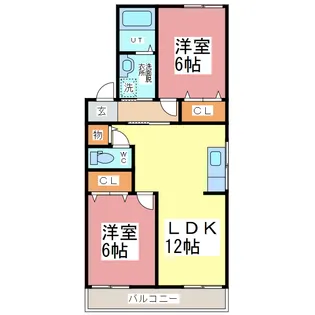 マイファミール和【2階】の間取り