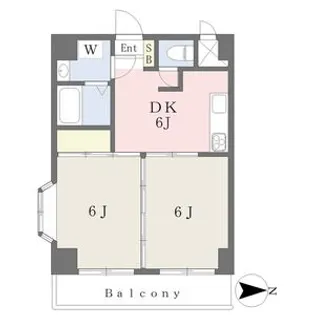 パルファム201【6階】の間取り