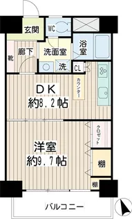 リオベルデ貮番館【4階】の間取り