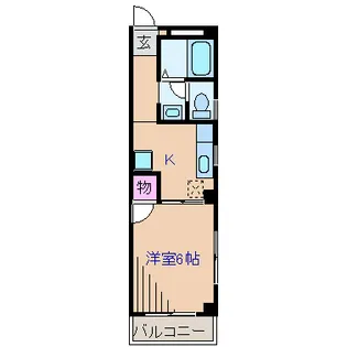 神奈川県横浜市港北区錦が丘【マンション】の間取り