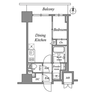 テラス押上【9階】の間取り