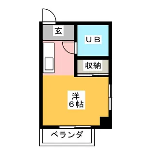 新舞子ビーチサイドコート【3階】の間取り