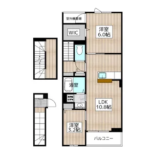 東京都青梅市河辺町9【アパート】の間取り