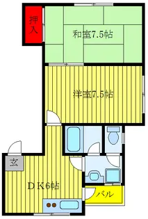 アパートメント O・LAND【3階】の間取り