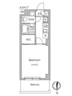 ドゥーエ南千住【2階】の間取り