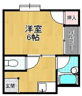 ホワイティ南中振【2階】の間取り