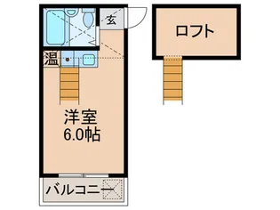 ル-ミナスP1【1階】の間取り