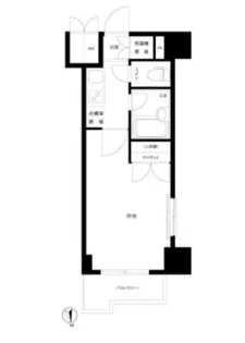 ルーブル南麻布【3階】の間取り