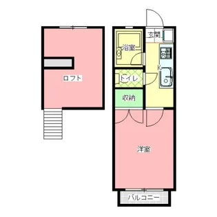 ツインヒルズ22【1階】の間取り