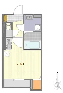 東京都杉並区井草3【アパート】の間取り