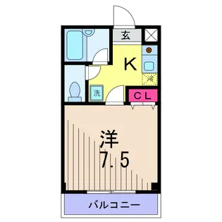 シャンビージュ【3階】の間取り