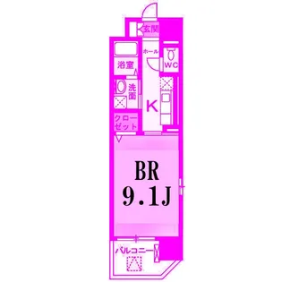 グランアルブル【5階】の間取り