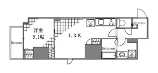 東京都墨田区亀沢3【マンション】の間取り