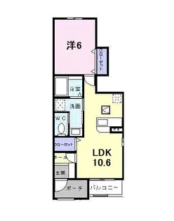 ピュア・ブリーゼ【1階】の間取り