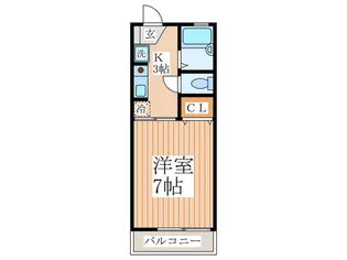 ハイムタビラコ【1階】の間取り