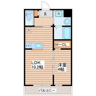 レユシール・オステート【2階】の間取り