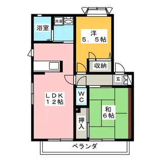 メゾン湘南A【2階】の間取り