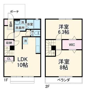 ル・アレ豊川の間取り