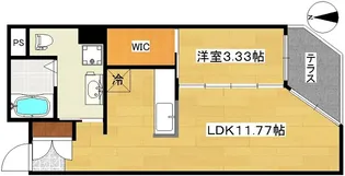 AURA六丁の目【2階】の間取り