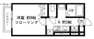 San Dimas Akabane【1階】の間取り