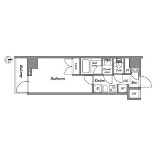 東京都新宿区西五軒町【マンション】の間取り