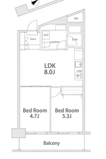 東京都台東区蔵前3【マンション】の間取り
