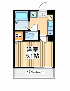 メルディア京王稲田堤【3階】の間取り