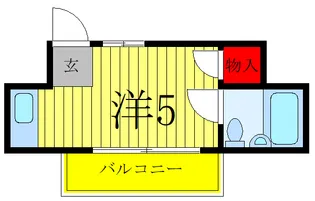 大内第二コープ【1階】の間取り