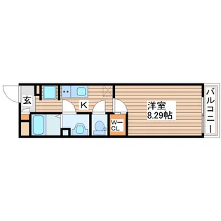 ドリームポートK・II【3階】の間取り