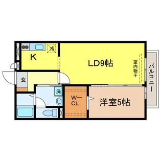 ユーメイン【2階】の間取り